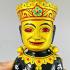 Ngan Ngung 9skull Statue Gambling Win Rich Lucky Amnaj Be2567 Thai Amulet #18309
