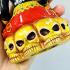 Ngan Ngung 9skull Statue Gambling Win Rich Lucky Amnaj Be2567 Thai Amulet #18309