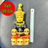 Ngan Ngung 9skull Statue Gambling Win Rich Lucky Amnaj Be2567 Thai Amulet #18309