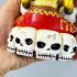Ngan Ngung 9skull Statue Love Attract Lucky Lust Amnaj Be2567 Thai Amulet #18310