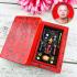 Ngan Ngung 9skull Lucky Red Wood Coffin Waxy Box Amnaj Be2567 Thai Amulet #18312