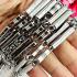 Necklace Stainless Protection Multi 9 Hook Yantra Somdej Toh Thai Amulet #18316