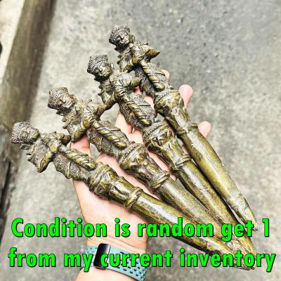 Antique Warrior Deity Weapon Scepter Wand Baton Wessuwan Ghost Protection #18319