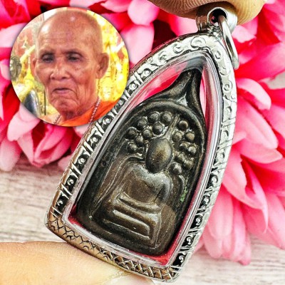 Leklai Kotpi Invincible Buddha Tree Kringklongtakien Lp Huan Thai Amulet #18329