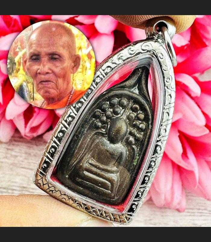 Leklai Kotpi Invincible Buddha Tree Kringklongtakien Lp Huan Thai Amulet #18329