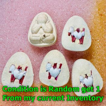 Pidta Fast Rich Millionaire Wood Porpan Hunpayon Guardian Yen Thai Amulet #18358