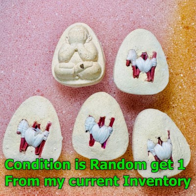 Pidta Fast Rich Millionaire Wood Porpan Hunpayon Guardian Yen Thai Amulet #18358