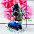 Yant Champion Blue Fighter Boxing Statue Hunpayon Waikru Sann Thai Amulet #18383