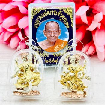 Great Successful Win All Hanuman King Monkey 8hand Pool Be2547 Thai Amulet 18431