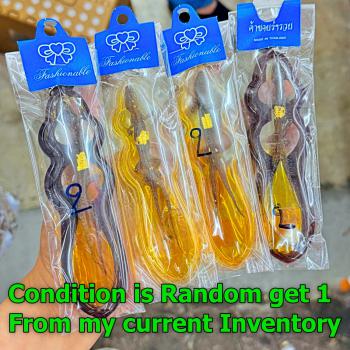 Mummy Lizard Gecko 2tail Lucky Oil Money Gambling Win Wealth Thai Amulet #18439