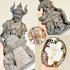 King Of Hell Ghost Protection Well Life Healthy Payayom Statue Thai Amulet 18498