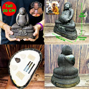 Large Statue Sankajai Happy Buddha Meditation Pern WatBangPha Thai Amulet #18509