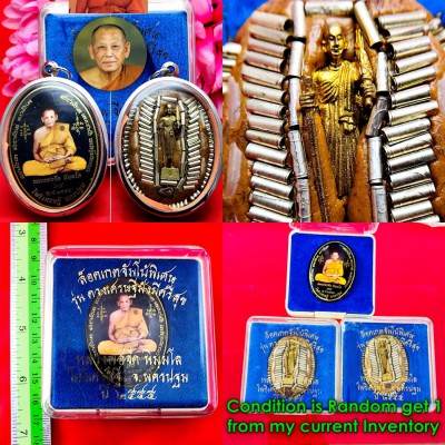 Jumbo Wealth Magic Sivali Jeed 108takrut Master Kamakan Be2555 Thai Amulet 18520