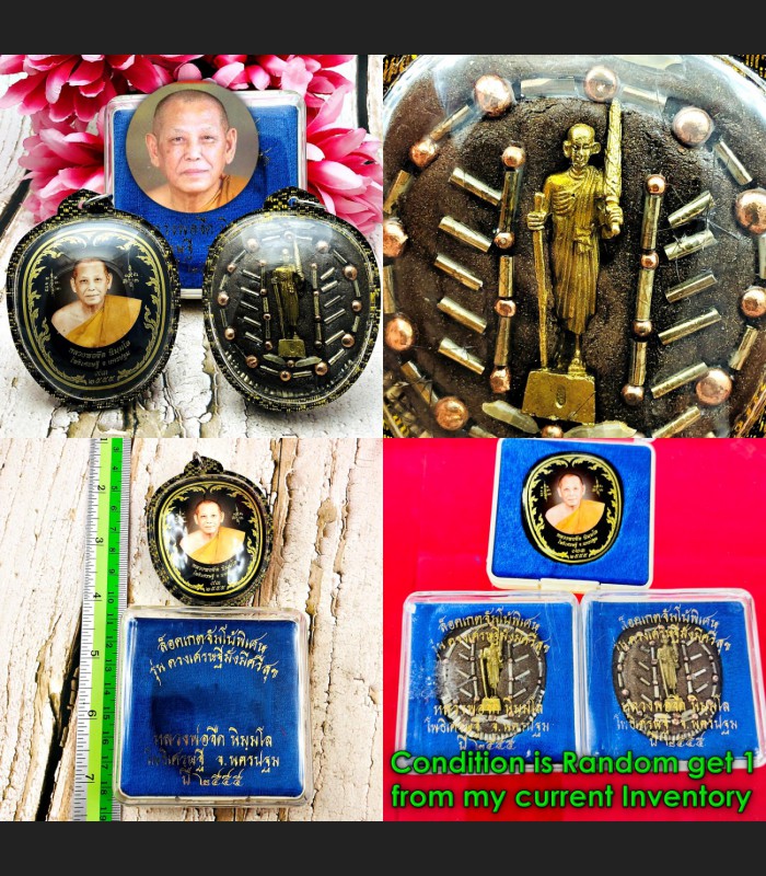 Jumbo Sivali Photo Money Rich Wealth Luck Jeed 56Takrut Be2555 Thai Amulet 18521