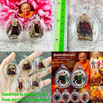 Miniature Guardian Hunpayon Protection Fighter No Evil Mien Thai Amulet #18532