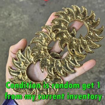 Holy Rowel Chakra Brass Magic No Evil Protection Doo Immortal Thai Amulet #18535