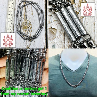 Necklace Stainless Takud Multi Hook For Hanging Wear 5 Buddha Thai Amulet #18567