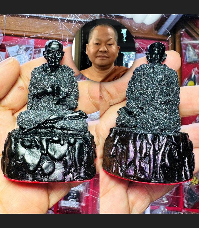 Statue Leklai Somdej Toh Watrakang Wealth Protection Somporn Thai Amulet #18574