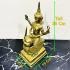 Statue Narai Ride Owl 4hand Protection Phra kan Army Death God Thai Amulet 18578