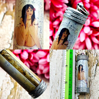 Namanpai Eper Nangrub Lady Sex Oil Charming Love Lust Kwanchai Thai Amulet 18588