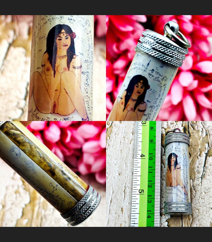 Namanpai Eper Nangrub Lady Sex Oil Charming Love Lust Kwanchai Thai Amulet 18588