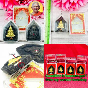 Khunpaen Guman Lucky Wish Love Boy Wealth Gambling Lotto Key Thai Amulet #18592