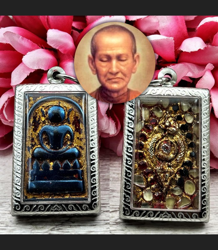 Leklai Kotipe Magnetic Gem Somdej Toh WatRaKang Kaiser Nakabat Thai Amulet 18604