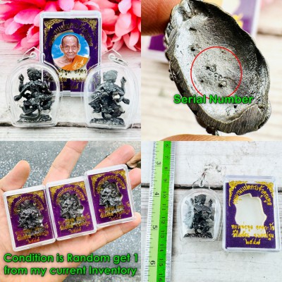 Great Successful Win All Hanuman King Monkey 8hand Pool Be2547 Thai Amulet 18653