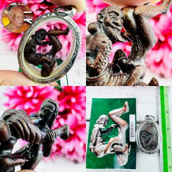 Love Lust Lady Attraction Mind Chuchok Rich Magic Pint Be2553 Thai Amulet #18658