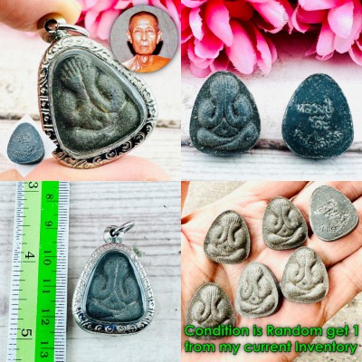 Attraction Sex Love Close Eye Pidta Mahasaney Toh Be2518 Black Thai Amulet 18660