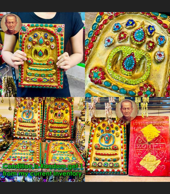 Jumbo Wall Somdej Bhodi Toh Watrakang Jade Immortal Gem Leklai Thai Amulet 18675 Jumbo Wall Somdej Bhodi Toh Watrakang Jade Immortal Gem Leklai Thai Amulet 18675