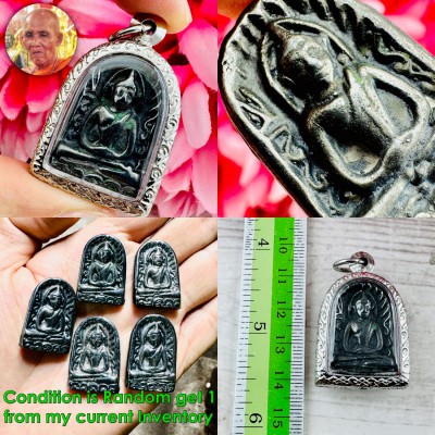 Leklai Kotipe Black Shiny Mekaphat Sumkor Millionair Rich Huan Thai Amulet 18683