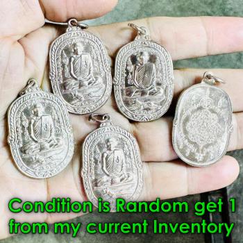 Immortal Magic Pendant Alloy Silver Tiger Jump Sud Watkalong Thai Amulet #18721