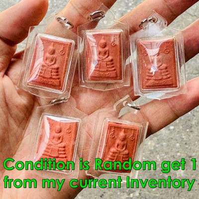 Waterproof Somdej Sotorn Buddha Great Wealth Lingdam Be2533 Thai Amulet 18723