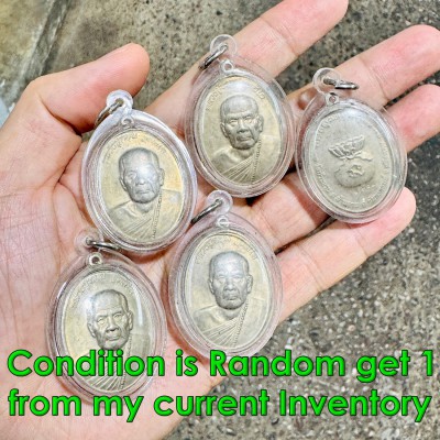 Waterproof Coin Vintage Medal Moon Watbanjan Pokazub Money Bag Thai Amulet 18730