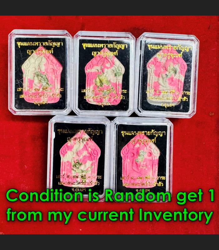 Khunpaen Praikanya Attraction Love Lust Control Mind Be2557 Thai Amulet #18737