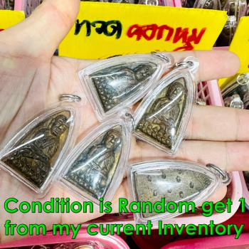 Waterproof Pendant Triangle Immortal Protection Harmless Tuad Thai Amulet #18749