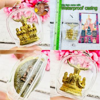 PayaKowKam Khunpaen 4wife Control Mind Catch Love Lust LP Pint Thai Amulet 18769
